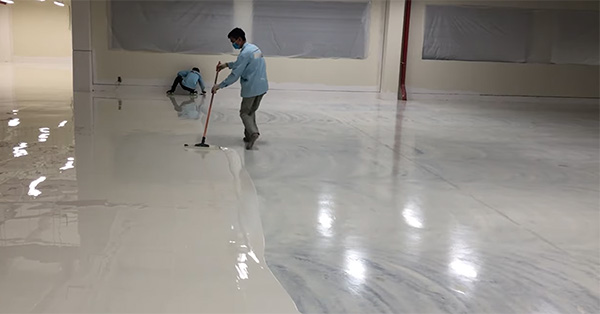 Thi công sơn nanpao cho khách hàng tại huyện Cần Đước, Long An